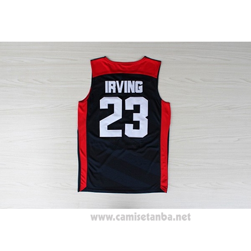 Camiseta USA 2012 Kyrie Irving #23 Negro